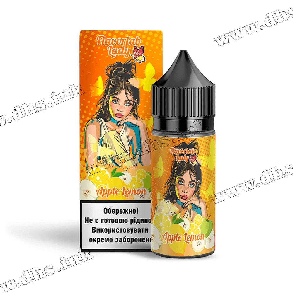 Набір для самозамісу Flavorlab Lady Salt 30 мл (50 мг) - Apple Lemon (Яблуко, Лимон)